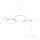 Redo 01-1742 - Candelabro num fio LED RADIUS LED/45W/230V