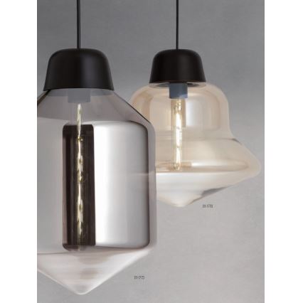 Redo 01-1773 - Candeeiro suspenso AMNO 1x/E27/42W/230V diâmetro 26 cm cinzento