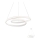 Redo 01-1793 - Candelabro suspenso LED com regulação TORSION LED/29W/230V diâmetro 55 cm branco