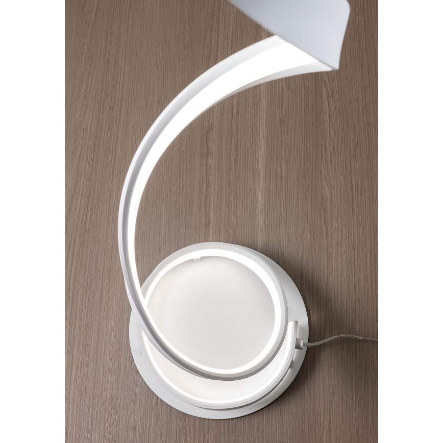 Redo 01-1797 - Candeeiro de pé LED regulável TORSION LED/24W/230V 3000K branco