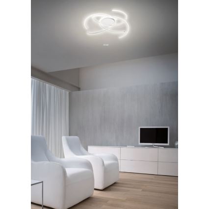 Redo 01-1801 - Iluminação de teto LED com regulação ALIEN LED/60W/230V 3000K diâmetro 70 cm branco