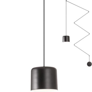 Redo 01-1822 - Candeeiro suspenso DODO 1xE27/15W/230V aranha preto