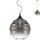 Redo 01-1845 - Candeeiro suspenso SLAG 1xE27/42W/230V diâmetro 40 cm cinzento