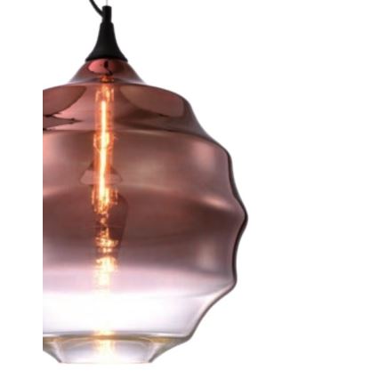 Redo 01-1846 - Candeeiro suspenso SLAG 1xE27/42W/230V diâmetro 40 cm cobre