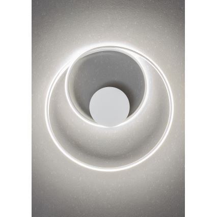 Redo 01-1886 - Candeeiro de teto LED dimerizável TORSION LED/29W/230V 4000K Ø 55 cm branco