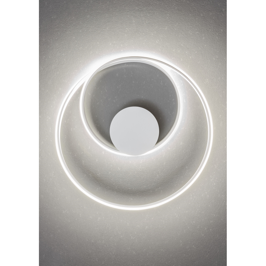 Redo 01-1886 - Candeeiro de teto LED dimerizável TORSION LED/29W/230V 4000K Ø 55 cm branco