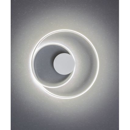 Redo 01-1886 - Candeeiro de teto LED dimerizável TORSION LED/29W/230V 4000K Ø 55 cm branco