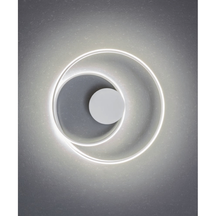 Redo 01-1886 - Candeeiro de teto LED dimerizável TORSION LED/29W/230V 4000K Ø 55 cm branco