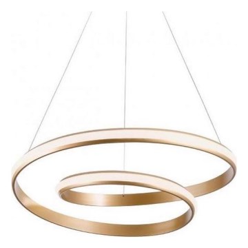 Redo 01-1889 - Lustre LED dimerizável suspenso por cabo TORSION LED/29W/230V 4000K Ø 55 cm bronze