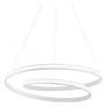 Redo 01-1890 - Lustre suspenso em cabo LED dimerizável TORSION LED/35W/230V 4000K Ø 75 cm branco