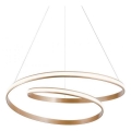 Redo 01-1891 - LUSTRE LED REGULÁVEL SUSPENSO POR CABO TORSION LED/35W/230V 4000K Ø 75 cm bronze