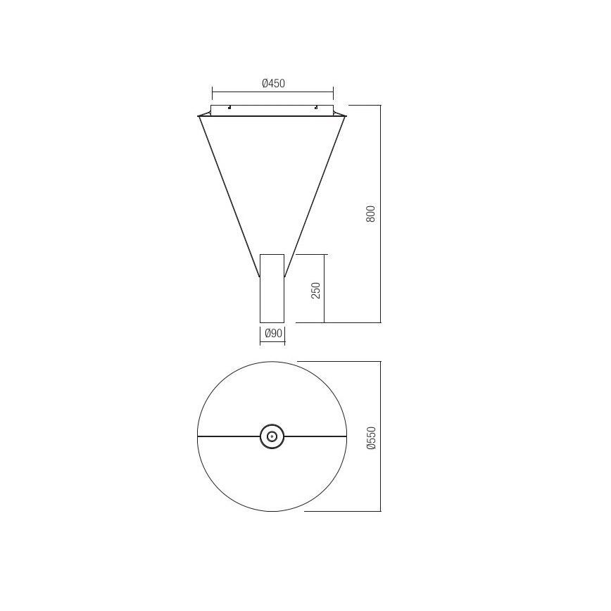 Redo 01-1971 - Candeeiro suspenso LED com regulação ESSENCE LED/36W/230V CRI 90 3000K branco
