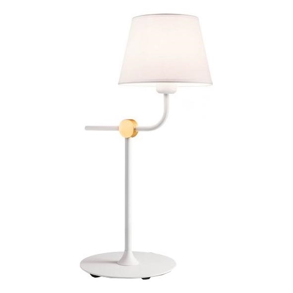 Redo 01-1980 - Candeeiro de mesa MORRIS 1xE27/42W/230V branco