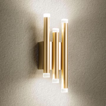 Redo 01-2036 - Iluminação de parede LED MADISON 6xLED/4W/230V dourada