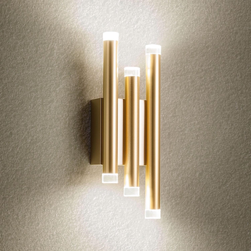 Redo 01-2036 - Iluminação de parede LED MADISON 6xLED/4W/230V dourada