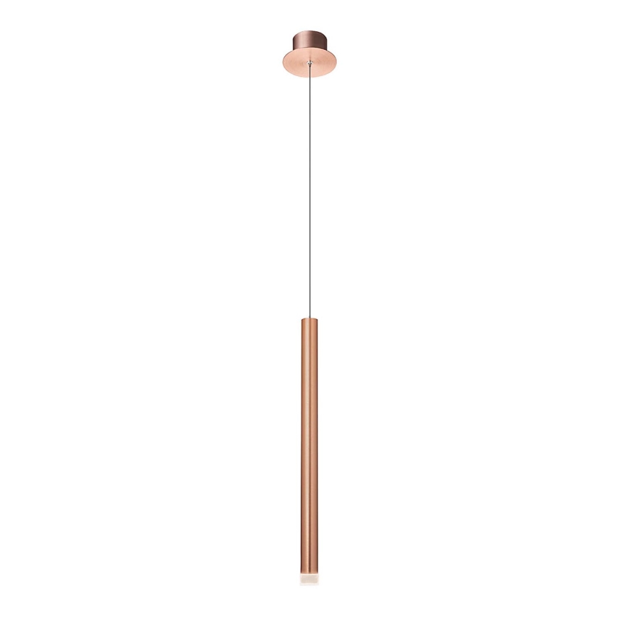 Redo 01-2044 - Candelabro suspenso LED MADISON LED/4W/230V cobre