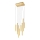 Redo 01-2046 - Candelabro suspenso LED MADISON 8xLED/4W/230V dourada