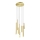 Redo 01-2050 - Candelabro suspenso LED MADISON 8xLED/4W/230V dourada