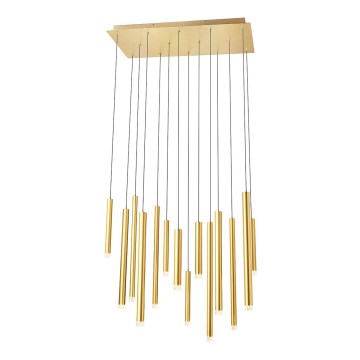 Redo 01-2054 - Candelabro suspenso LED MADISON 14xLED/4W/230V dourada