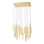 Redo 01-2054 - Candelabro suspenso LED MADISON 14xLED/4W/230V dourada