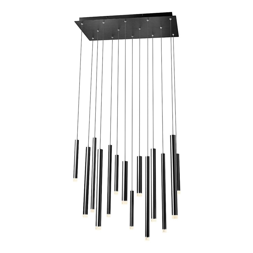 Redo 01-2056 - Candelabro suspenso LED MADISON 14xLED/4W/230V preto