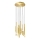 Redo 01-2058 - Candelabro suspenso LED MADISON 16xLED/4W/230V dourada