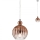 Redo 01-2064 - Candeeiro suspenso PLUMEN 1xE14/40W/230V diâmetro 15 cm cobre