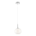 Redo 01-2081 - Pendente em cabo KIWI 1xG9/40W/230V Ø 12 cm cromo brilhante/branco