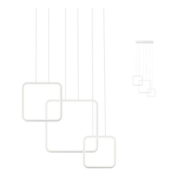 Redo 01-2097 - Candelabro suspenso LED com regulação THAI LED/66W/230V 3000K branco