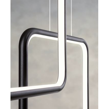Redo 01-2098 - Candelabro suspenso LED com regulação THAI LED/66W/230V 3000K preto