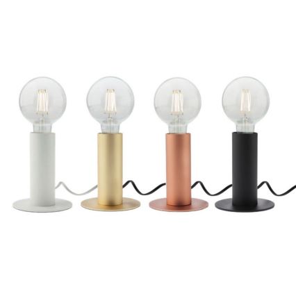 Redo 01-2131 - Candeeiro de mesa táctil RIVET 1xE27/42W/230V cobre