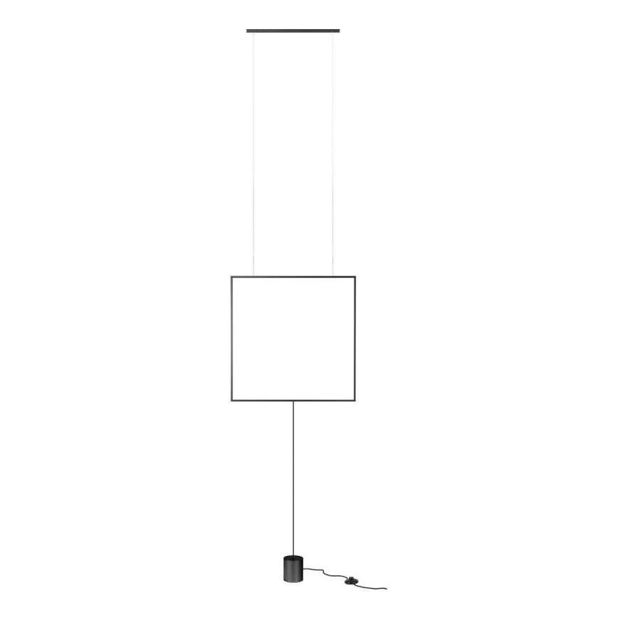 Redo 01-2134 - Candeeiro de chão LED SLICK LED/28W/230V preto