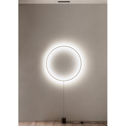 Redo 01-2197 - Candeeiro de chão LED SLICK LED/19W/230V preto