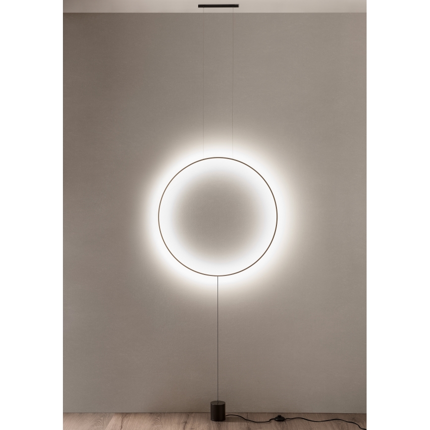 Redo 01-2197 - Candeeiro de chão LED SLICK LED/19W/230V preto