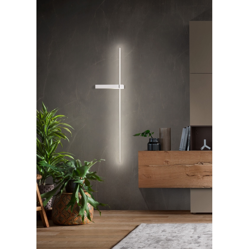 Redo 01-2200 - Aplique de parede LED TANGENT LED/14W/230V branco