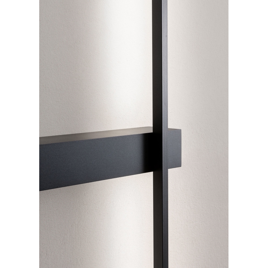 Redo 01-2201 - Aplique de parede LED TANGENT LED/14W/230V, preto