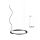 Redo 01-2204 - Candeeiro suspenso LED UNION LED/34W/230V CRI 90 3000K diâmetro 60 cm preto