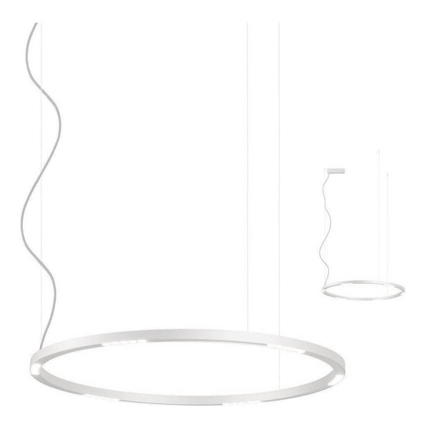 Redo 01-2205 - Candeeiro suspenso LED UNION LED/50W/230V CRI 90 3000K diâmetro 90 cm branco