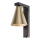 Redo 01-2216 - Iluminação de parede ZUMA 1xGU10/15W/230V preto/dourado