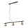 Redo 01-2218 - Candelabro suspenso ZUMA 3xGU10/15W/230V preto/dourado