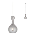 Redo 01-2256 - Candelabro suspenso LOB 1xE27/42W/230V diâmetro 18 cm cinzento