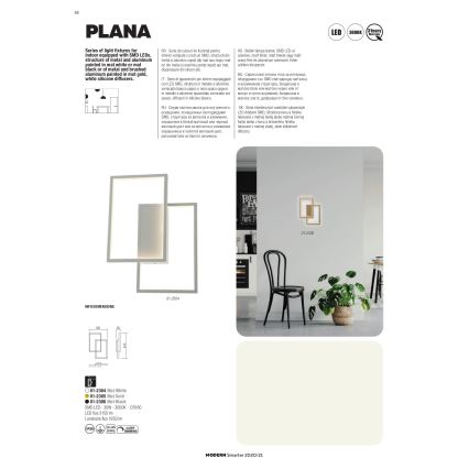 Redo 01-2316 - Lustre LED dimerizável suspenso por cabo PLANA LED/80W/230V branco