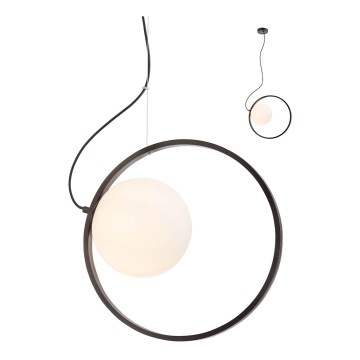 Redo 01-2322 - Candelabro suspenso KLEIDI 1xE27/42W/230V diâmetro 39 cm preto