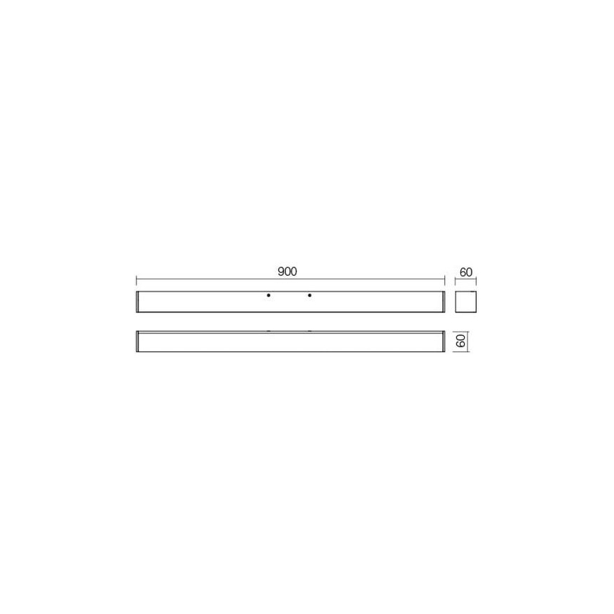 Redo 01-2328 - LED Iluminação de espelho de casa de banho THELA LED/25W/230V 90 cm CRI 90 IP44