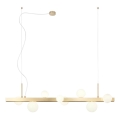 Redo 01-2376 - Candelabro suspenso GOJI 8xG9/28W/230V dourada