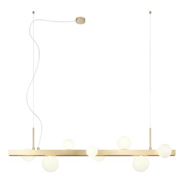 Redo 01-2376 - Candelabro suspenso GOJI 8xG9/28W/230V dourada