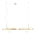Redo 01-2376 - Candelabro suspenso GOJI 8xG9/28W/230V dourada