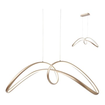 Redo 01-2454 - Candelabro suspenso LED LAMON LED/57W/230V dourada