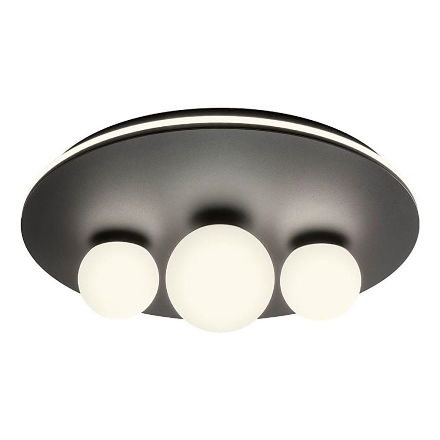 Redo 01-2466 - Candeeiro de tecto LED CORUM LED/48W/230V 3000K CRI 90 preto