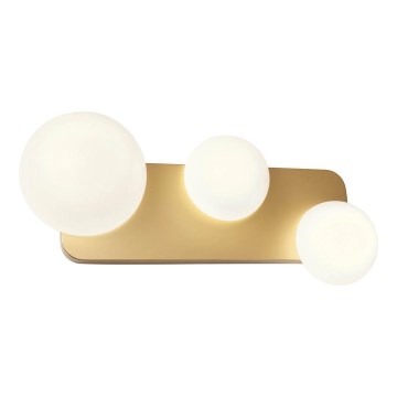 Redo 01-2472 - Aplique de parede LUMIEN 3xG9/10W/230V dourado/branco